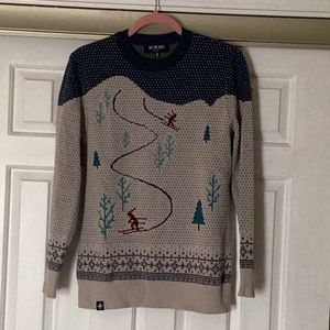 Ski the East women’s cotton sweater.  Like new condition.  Size medium.